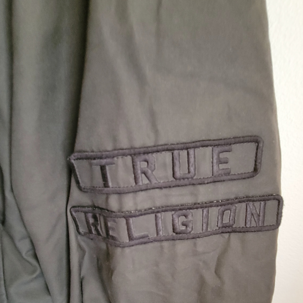 True Religion Dark Brown Puffer Jacket - Picture 6 of 7